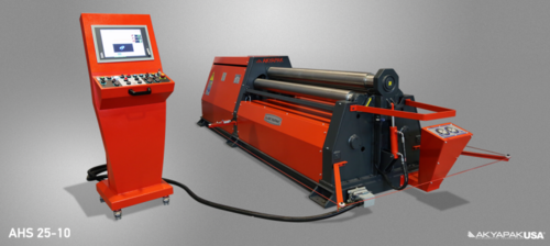 Akyapak #AHS, 4-Roll Plate Rolls, 2-200 mm Plate thickness, 12000 mm Plate width - Image 3
