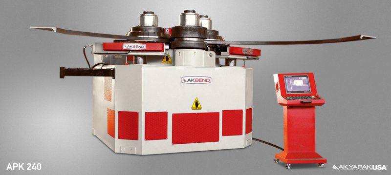Akyapak #Heavy-Series, Angle Roll Bending Machine, 3-Roll, 400 V - Image 2