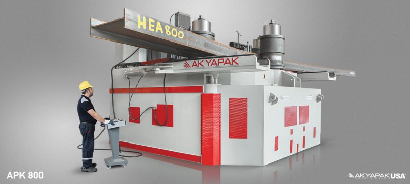 Akyapak #Heavy-Series, Angle Roll Bending Machine, 3-Roll, 400 V - Image 6