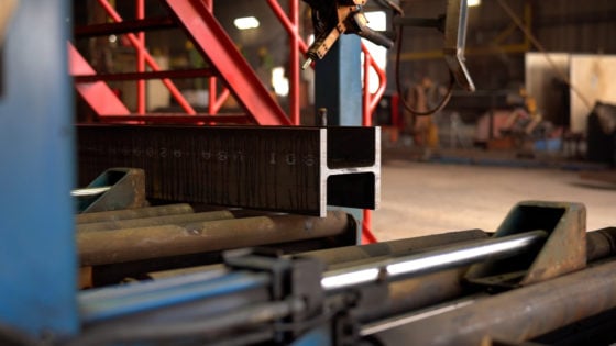 Heavy Duty Material Handling, Amtek, 100" 6-Rollers, 44" width Roller Conveyors, 1000 lbs./roll capacity, #60 - Image 1