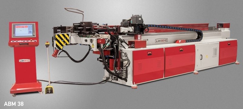 1.5" Akyapak #ABM38CNC, Tube Bending Machine, 0.08" Wall thickness, 180&deg; Bending Degree, 7.5 HP - Image 1