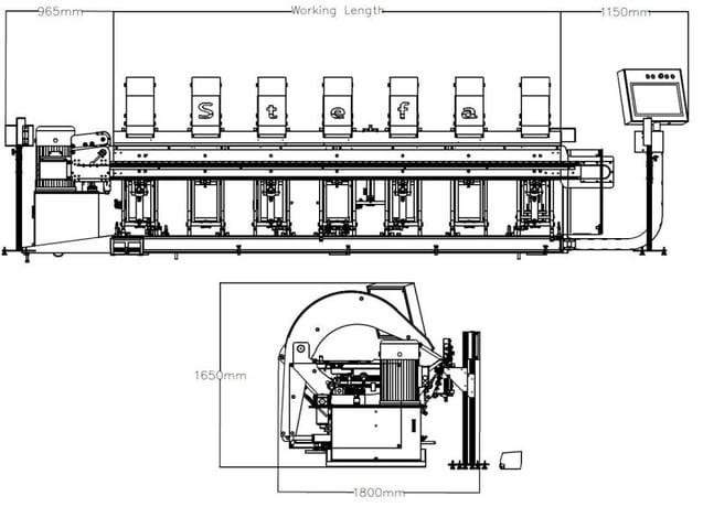 126" Stefa #VH315, Slit-Bend Folder w/Built-In Shear, (4) Arms, 3 mm Cut capacity, 3 kW - Image 5
