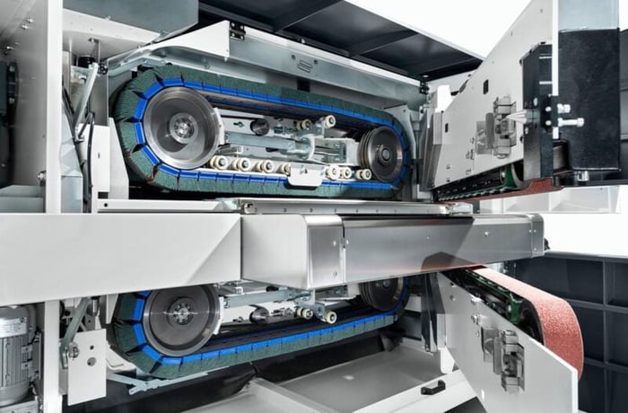 Lissmac #SBM-L-G1S2, Grinding & Deburring Machines, 1000/1500/2000 mm Work width, 0.5-50 mm Material - Image 3