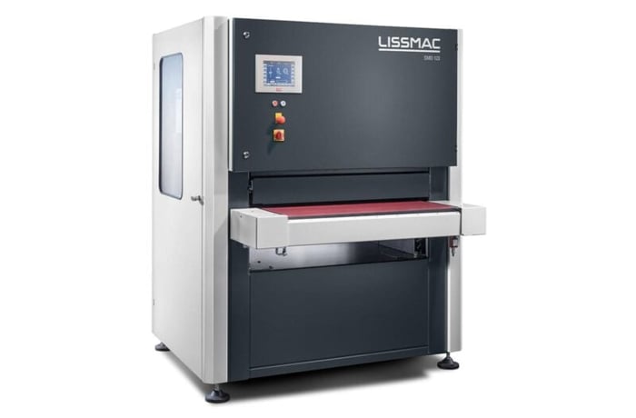 Lissmac #SMD-123-RE, Grinding & Deburring Machine, 950 mm Work width, 1-50 mm Material thickness, 8 MPM - Image 1