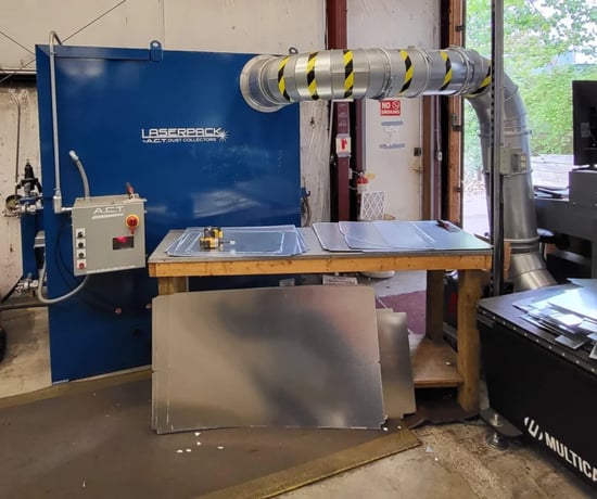 6000 cfm ACT #LaserPack-8, Dust Collector, (8) Nanofiber Cartridge Filters - Image 2