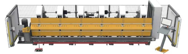 126" -331" Stefa #VHB-Series, Double Folder, 14 gauge Thickness capacity, 15-1250 mm Backgauge Range - Image 8