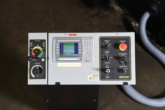 24" x 28" Hydmech #H-28A-120, Automatic Horizontal Long Bar Feed Band Saw, 2" x 300" Blade, 120" Bar Feed - Image 5
