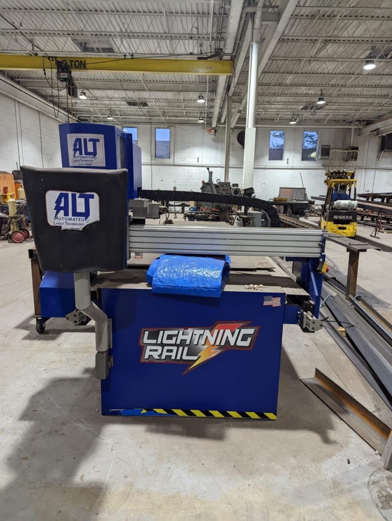48" x 360" ALT #Lightning-Rail, Layout Table, 1700 IPM, 840 Watts Motors - Image 1