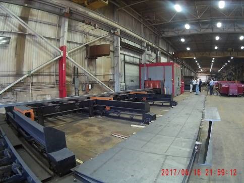 Prodevco #PCR42, Plasma Cutter, 6-Axis Robot, 400 Amps Power, 30' Infeed & Outfeed Conveyors, 2015 - Image 1