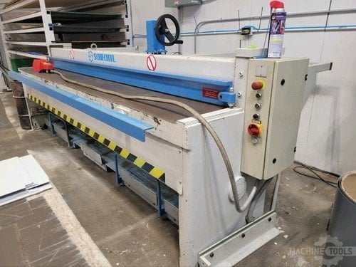 0.05" x 10.3' Schechtl #SMT-310-BV, Power Squaring Shear, 0-750 mm Manual Back Gauge, 35 SPM, 2001 - Image 1