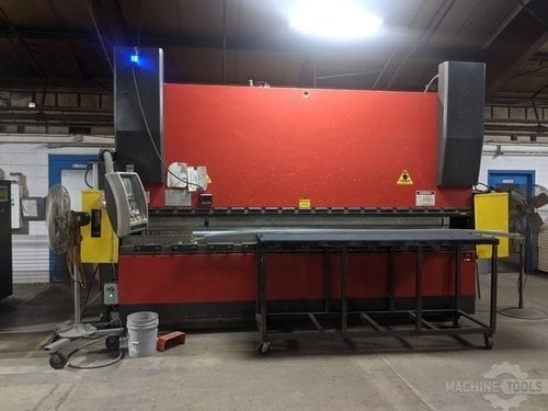 130 Ton, Amada #HFE-130-3SL, Hydraulic Press Brake, 6-Axis, 14' Overall length, 148" Between Housings, 13.7" - Image 1