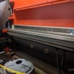 130 Ton, Amada #HFE-130-3SL, Hydraulic Press Brake, 6-Axis, 14' Overall length, 148" Between Housings, 13.7" - Image 3