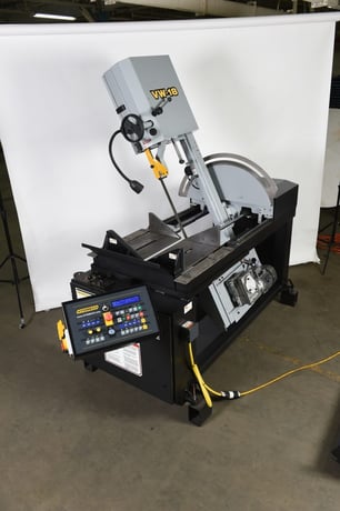18" x 22" Hydmech #VW-18-2, Semi-Automatic Vertical Band Saw, 1.25" x 195" Blade, 36.5" H Table, 65-385 SFM - Image 4