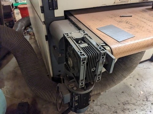 Timesavers #2200-Series, Deburring Machine, 1-Head Rotary Brush, 37" Machine widths, 12" x 39" / 12" x 12" - Image 7