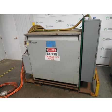 395 KVA 483/437 Delta Primary, 397 Delta Secondary, Dry type transformer, tested, used - Image 1