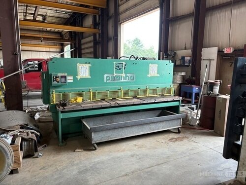 1/4" x 10' Piranha #1/4-10, Power Squaring Shear, 36" Back Gauge, 15 HP - Image 1