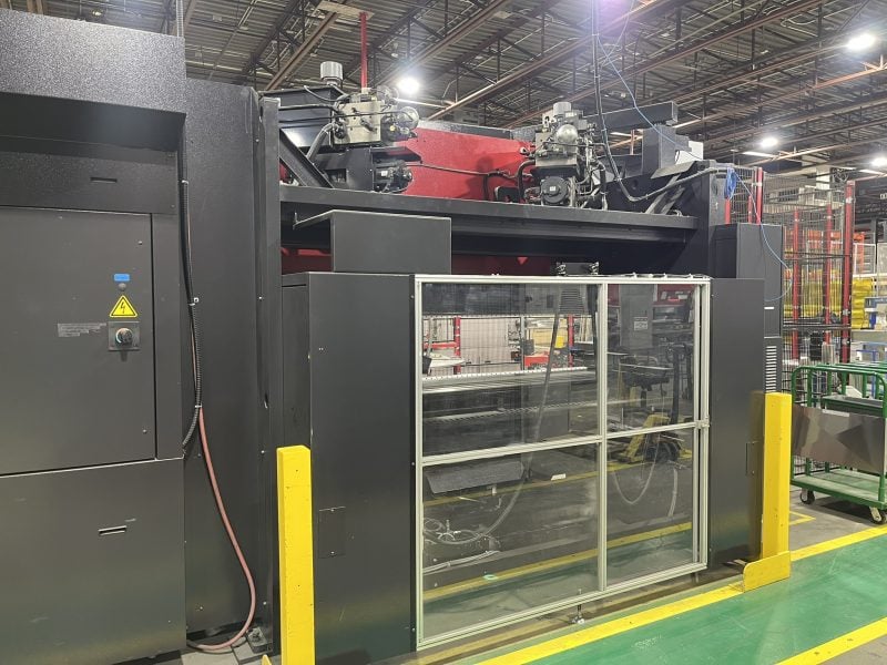 110 Ton, Amada #HG-1003-ARS, Press Brake, 6-Axis, 10.4' Overall length, 106.3" Between Housings, 9.8" Stroke - Image 3