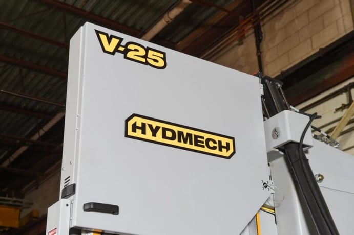 25" x 30" Hydmech #V-25, Vertical Band Saw w/Two-Way Miter, 1.5" x 252.5" Blade, 44" H Table, 75-350 SFM, 10 - Image 4