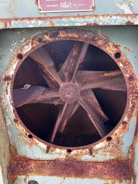 Lummus #HF-136, Centrifugal Blower, 22" diameter, 8-1/4" width, 12-1/4" inlet, 15 HP, 1760 RPM, 575 Volt - Image 8