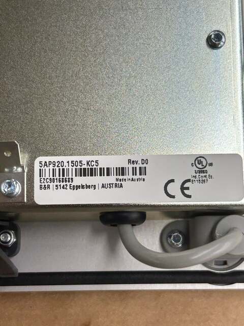 B & R Automation HMI Panel 5AP920.1505-KC5 24 VDC - Image 4