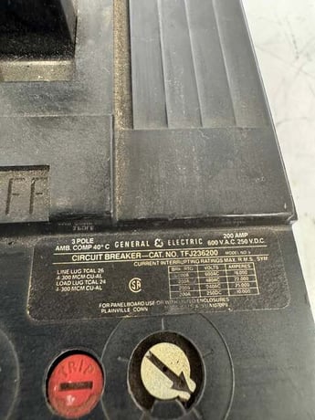 General Electric Circuit Breaker TFJ236200 600 VAC - Image 3