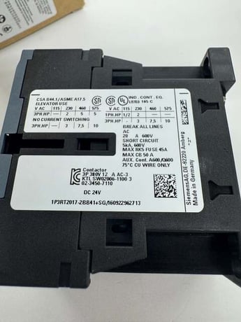 Siemens Power Contactor 3RT2017-2BB41 m01041 - Image 4