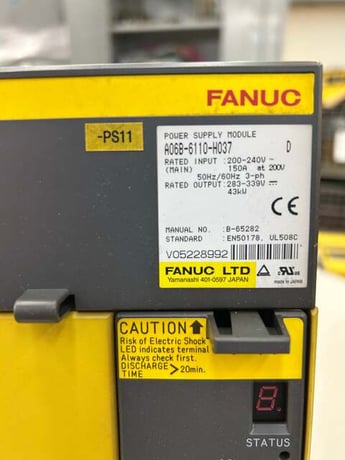 FANUC A06B-6110-H037 Power Supply - Image 3
