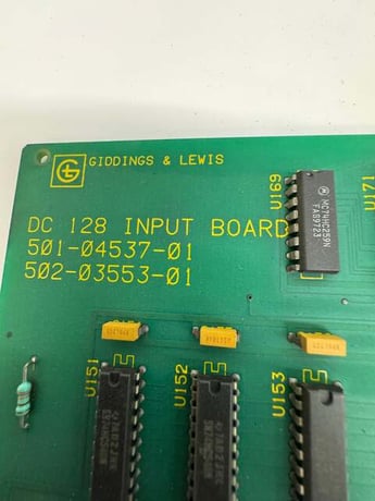 Giddings & Lewis DC 128 Input Board 501-04537-01 / 502-03553-01 - Image 2