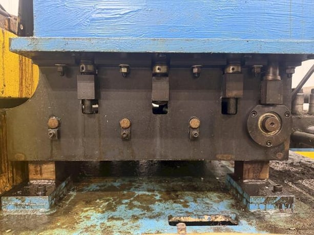 24" x .09" Dallas #DRFEX-424, motorized coil straightener, 7 rolls, adjustable height base, PLC Control - Image 7