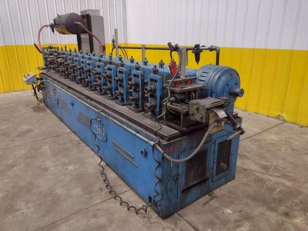 14 Stand, Tishken #14-MW-2, rollformer, 8" roll space, 2" arbor diameter, 20 HP, R to L, coolant pump - Image 3