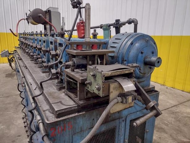 14 Stand, Tishken #14-MW-2, rollformer, 8" roll space, 2" arbor diameter, 20 HP, R to L, coolant pump - Image 8