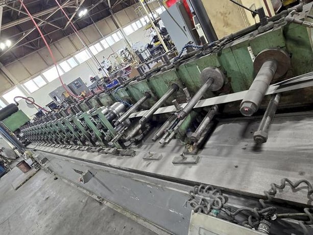 20 Stand, Dahlstrom #400-20OB, rollformer, 12" roll space, 1.5" arbor diameter, 40 HP, 100 FPM - Image 4