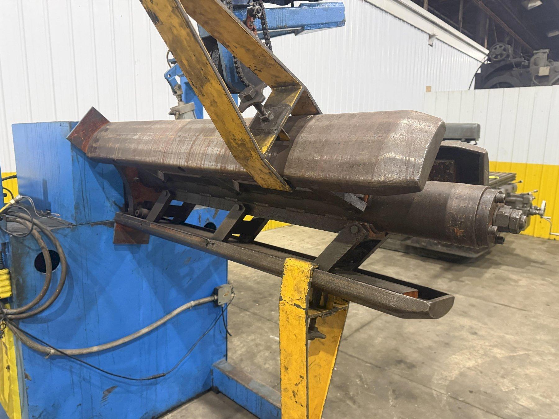 12000 lb. Dallas #DPR-12000-48, coil reel uncoiler & feeder straightener feed line, 24" x .090", 48" wide - Image 7