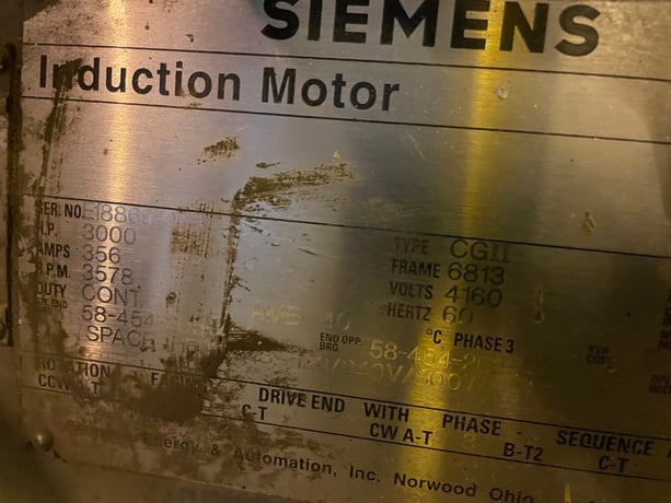 12250 scfm, 102 psia, Atlas Copco #HL5-3,1-5.5, w/3000 HP Siemens Motor - Image 8