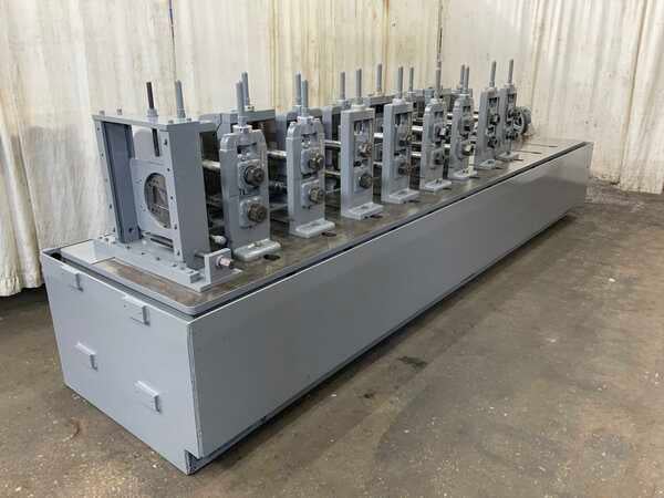 8 Stand, Yoder #M2, rollformer, 2" shaft diameter, 15" nominal roll space, coolant base, controls, 20 HP - Image 1