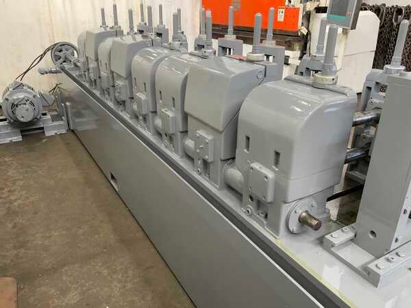 8 Stand, Yoder #M2, rollformer, 2" shaft diameter, 15" nominal roll space, coolant base, controls, 20 HP - Image 2