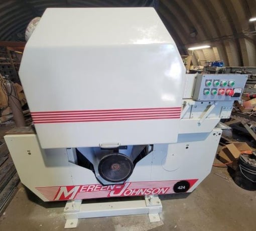 3.5" Mereen-Johnson #424-DC, Multi-Blade Rip Saw, 14" max. tool diameter, 22" min. cut length, 6" throat, 24" - Image 2