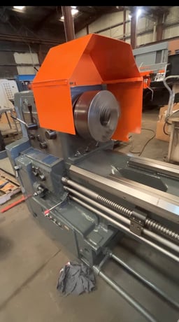 24" x 118" Hwacheon #HL-630, precision engine lathe, Sony 2-Axis digital read out, like new - Image 3