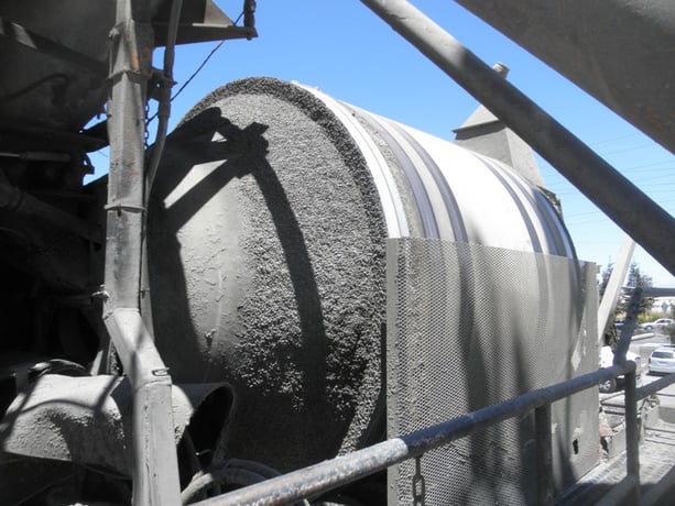 Rotary tumble mixer, spirals, Carbon Steel, hopper feed, 80" x 150" - Image 8