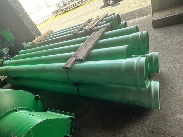 Vinyltech, 17 pieces of 14' 6" long, D-3034,12" diameter gasketed pipe - Image 5
