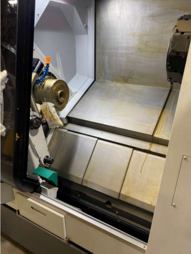 Hardinge #T42M, CNC Lathe, 3-Axis, 21.7" Swing, 21.1" Machining length, 1.7" Bar, 15 HP, 6000 RPM, 2024 - Image 4