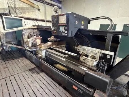 Mazak #M5, CNC Lathe, 2-Axis, 24" Swing, 100" Centers, 82" Machining length, 18" Chuck, 5" Bar, 14" Turning - Image 2