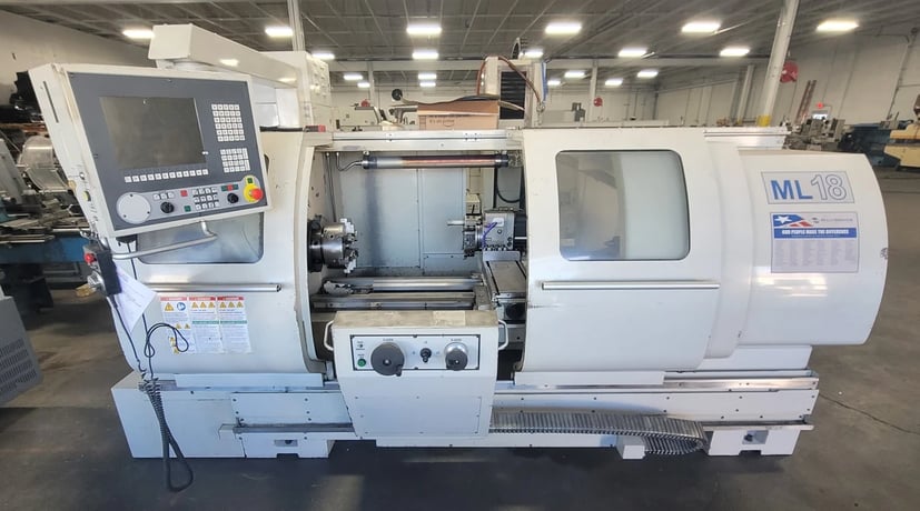 Milltronics #ML18, CNC Lathe, 2-Axis, 19" Swing, 60" Machining length, 10" Chuck, 2.6" Bar, 19" Turning - Image 2