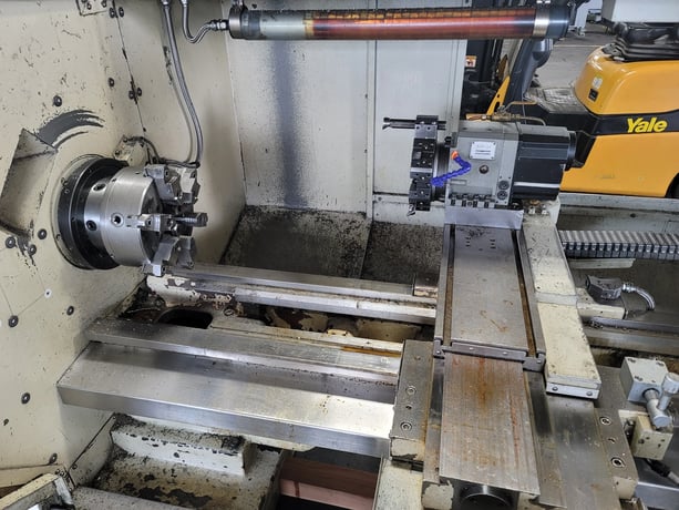 Milltronics #ML18, CNC Lathe, 2-Axis, 19" Swing, 60" Machining length, 10" Chuck, 2.6" Bar, 19" Turning - Image 7