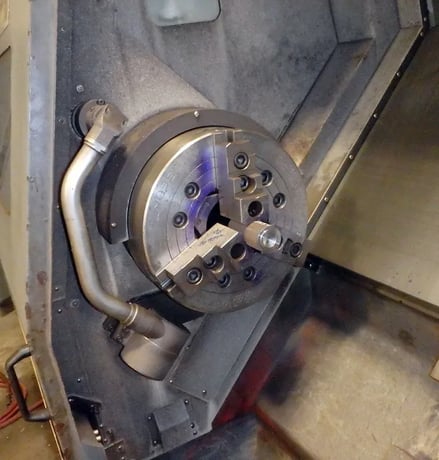 Samsung #SL-35B/1500, CNC Lathe, 23.6" Swing, 60.2" Machining length, 15" Chuck, 3.4" Bar, 16.5" Turning - Image 3