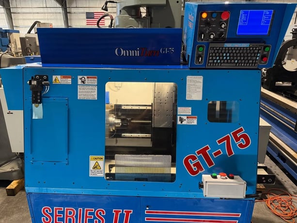 Omniturn #GT-75, CNC Lathe, 1" Bar, 6" Turning diameter, 300 IPM Rapid Traverse, 4000 RPM, 2018 - Image 4