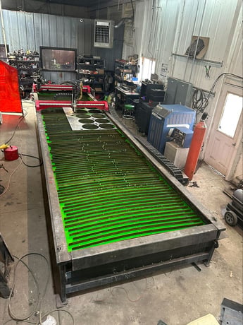 Lincoln #Torchmate-X, dual gantru CNC plasma system, 5' x 26' table, Torchmate CAD & Torchmate Driver - Image 1