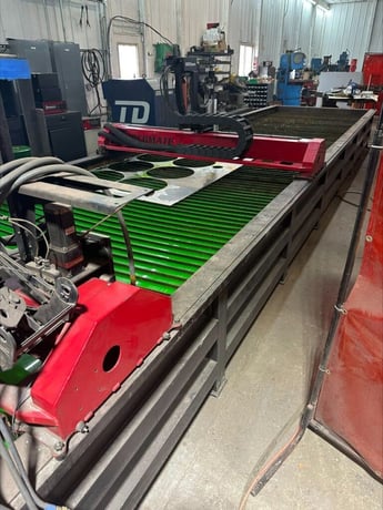 Lincoln #Torchmate-X, dual gantru CNC plasma system, 5' x 26' table, Torchmate CAD & Torchmate Driver - Image 9