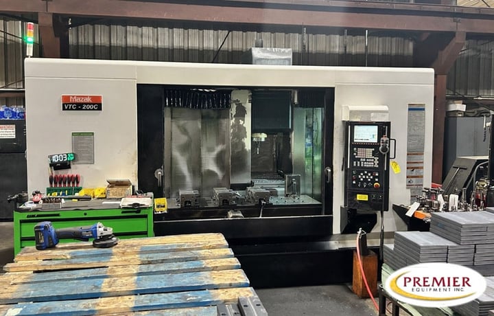 Mazak #VTC-200C, CNC vertical machining center, Mazatrol Fusion 640MN, 65.3" X, 20" Y, 20" Z, 24 automatic - Image 1