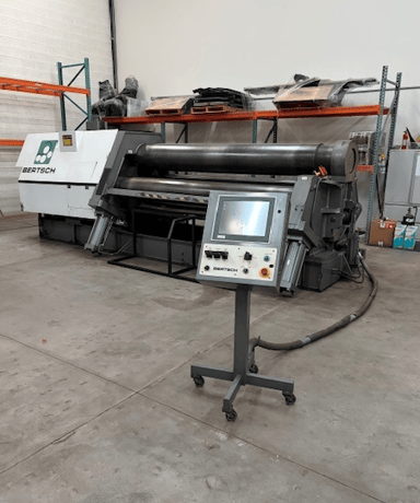 120" x 1" Bertsch, 4-roll CNC plate roll, Beckhoff Control, hydraulic drop end, under power, 2018 - Image 7